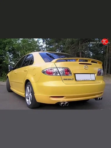 Накладка заднего бампера AERO Mazda 6 GG лифтбэк дорестайлинг (2002-2005)