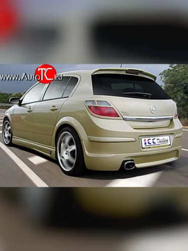 Спойлер ICC на Opel Astra H хэтчбек 5дв дорестайлинг (2004-2007)