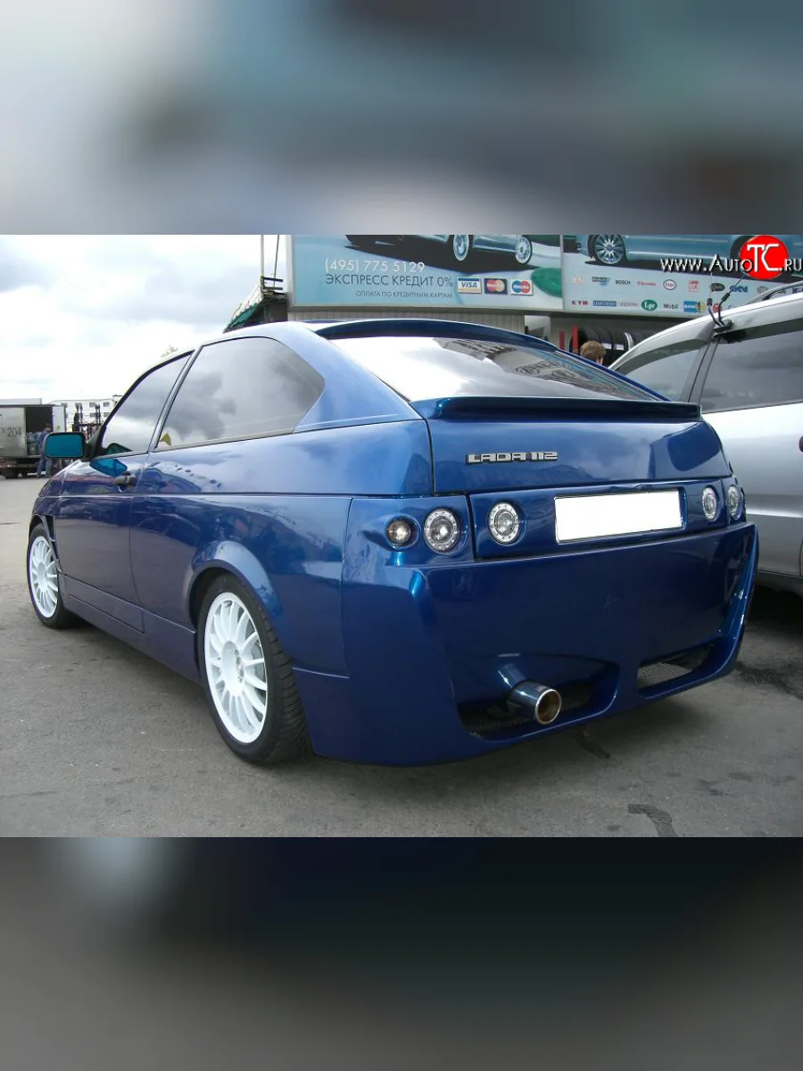 Спойлер Термит Лада ВАЗ 2112 хэтчбек (1999-2008) (Неокрашенный)  в Воронеже Воронежской области