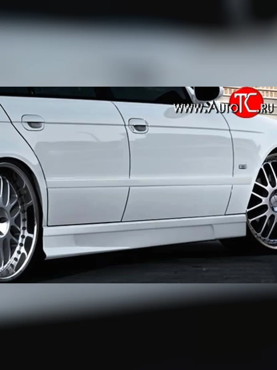 Пороги накладки PRIOR Design BMW 5 серия E39 седан рестайлинг (2000-2003) (Неокрашенные)  в Керчи Республика Крым