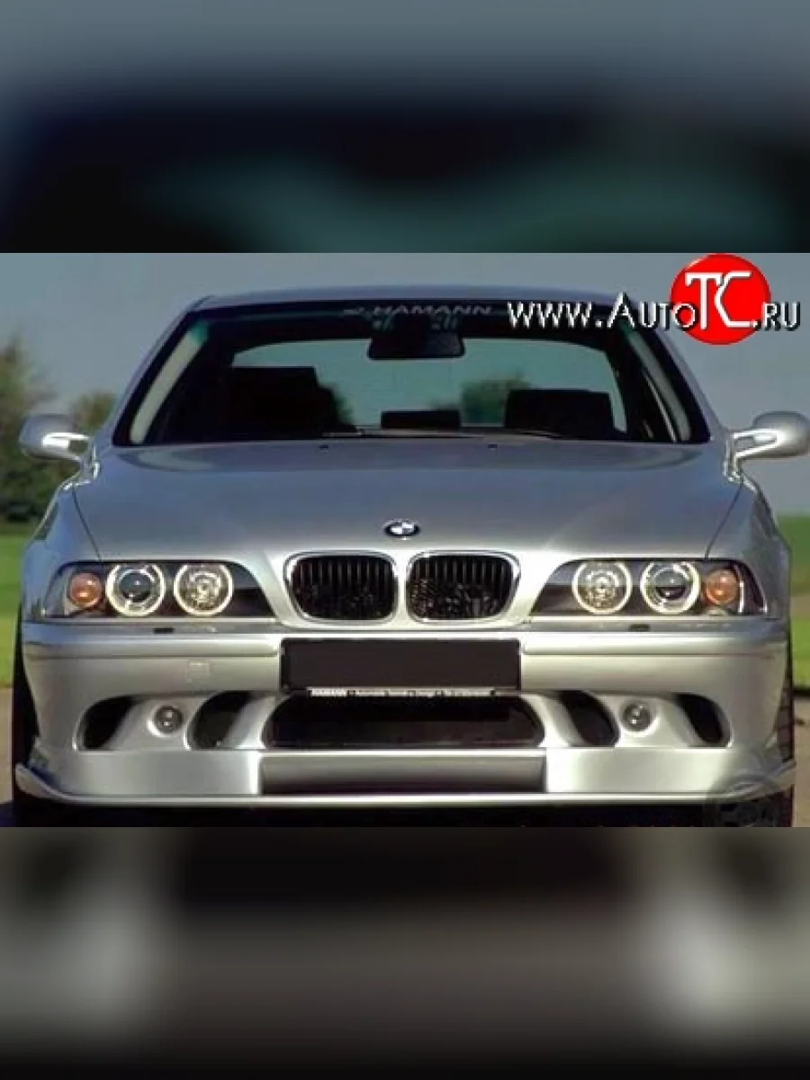 Накладка переднего бампера HAMANN Competition BMW 5 серия E39 седан дорестайлинг (1995-2000) (Неокрашенная)  в Керчи Республика Крым