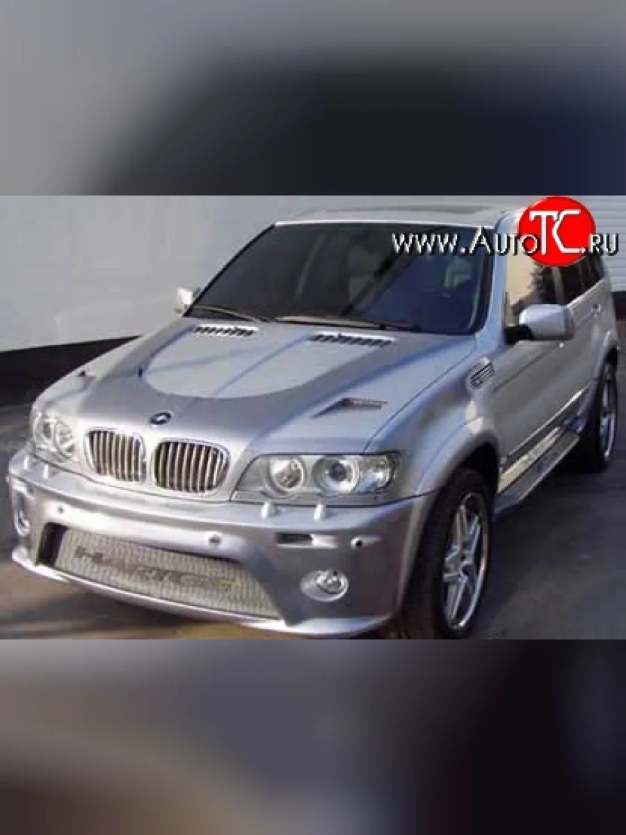 Передний бампер HARGE Style BMW X5 E53 дорестайлинг (1999-2003) (Неокрашенный)  в Самаре Самарской области