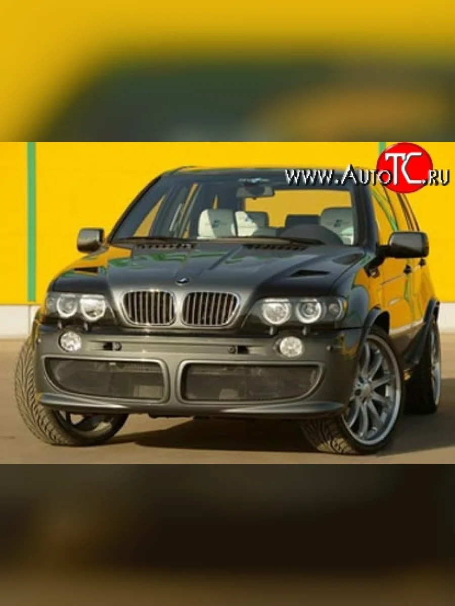 Передний бампер HARGE BMW X5 E53 дорестайлинг (1999-2003) (Неокрашенный)  в Керчи Республика Крым