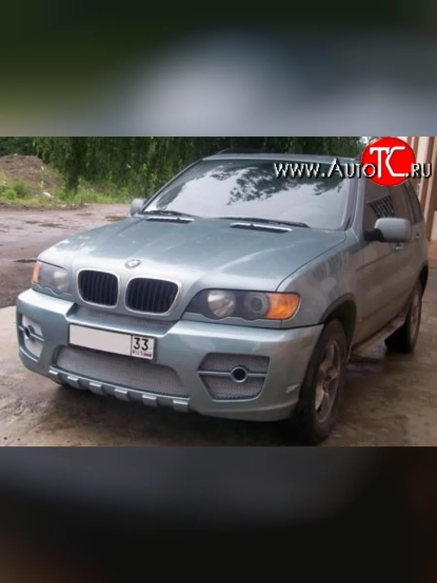 Передний бампер LORINSER Style BMW X5 E53 дорестайлинг (1999-2003) (Неокрашенный)  в Самаре Самарской области