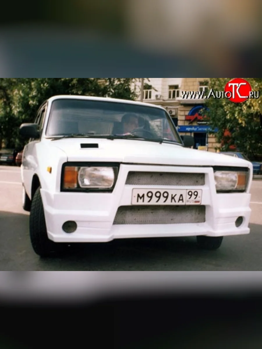 Передний бампер Т34 Лада ВАЗ 2103 (1972-1984) (Неокрашенный)  в Перми Пермском крае