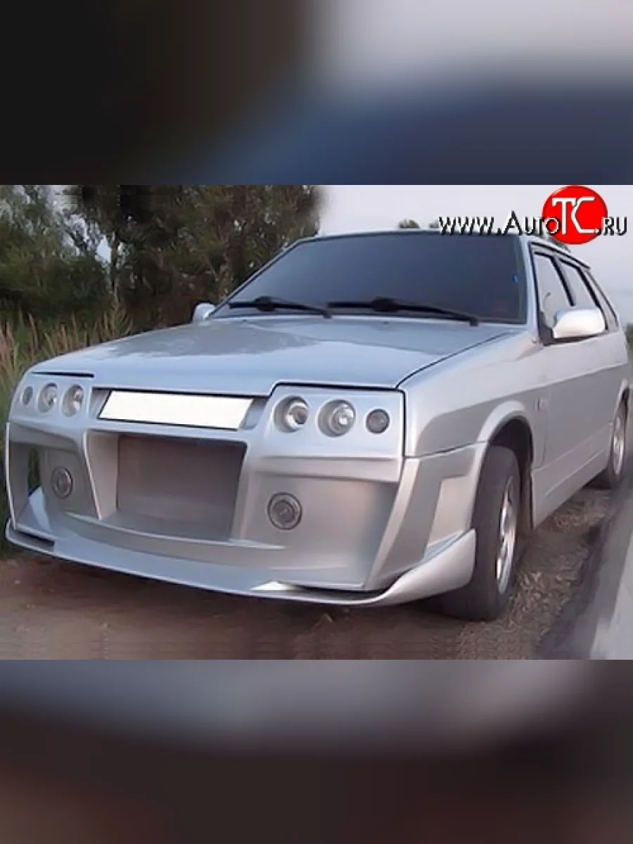 Передний бампер Miller-Style Лада ВАЗ 2109 (1987-2004) (Неокрашенный)  в Самаре Самарской области