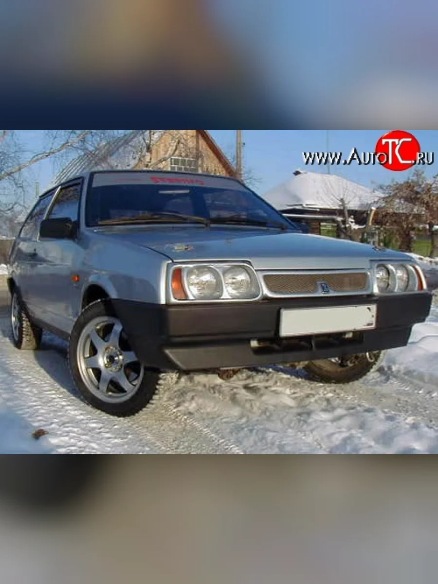 Накладки Дакар на фары Лада ВАЗ 2109 (1987-2004) (Неокрашенные)  в Самаре Самарской области