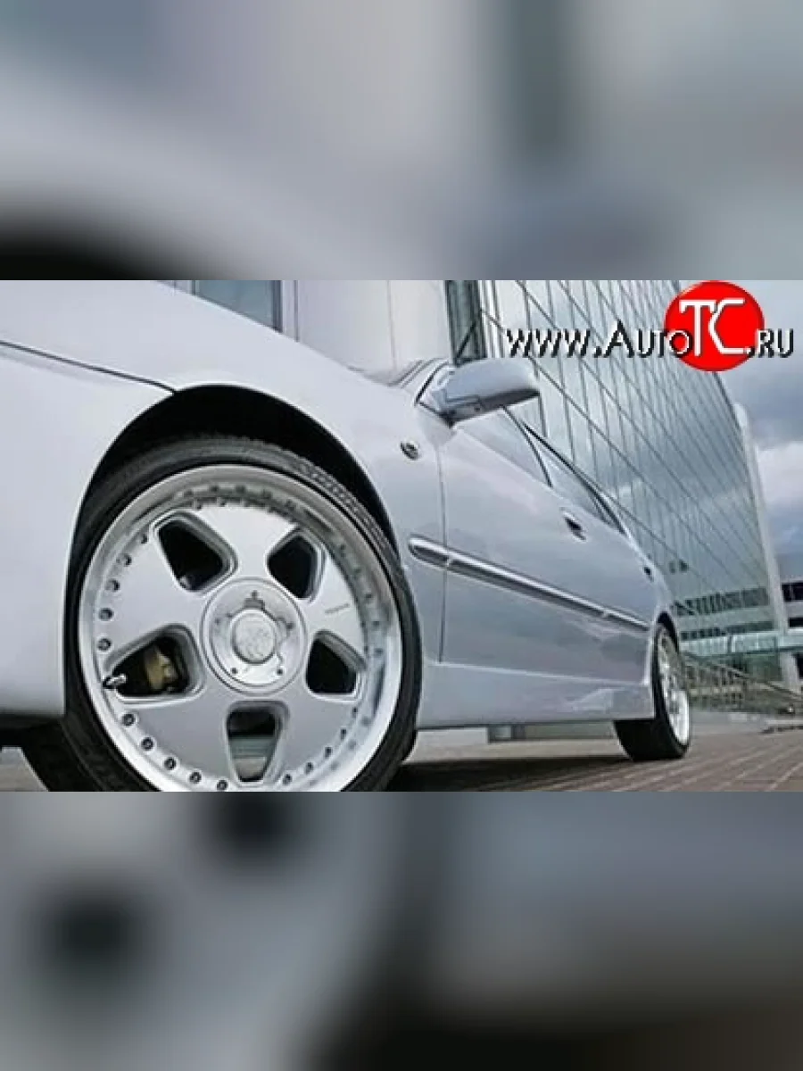 Пороги накладки ATH New Hyundai Accent 2 LC седан дорестайлинг (ТагАЗ) (1999-2012) (Неокрашенные)  в Самаре Самарской области