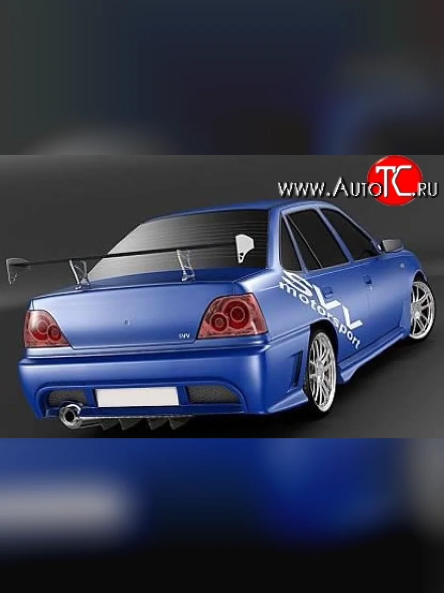 Задний бампер Zestline Daewoo Nexia дорестайлинг (1995-2008) (Неокрашенный)  в Перми Пермском крае