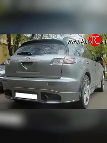 Накладка на гнездо номерного знака FX-Design INFINITI FX35 S50 дорестайлинг (2002-2005)
