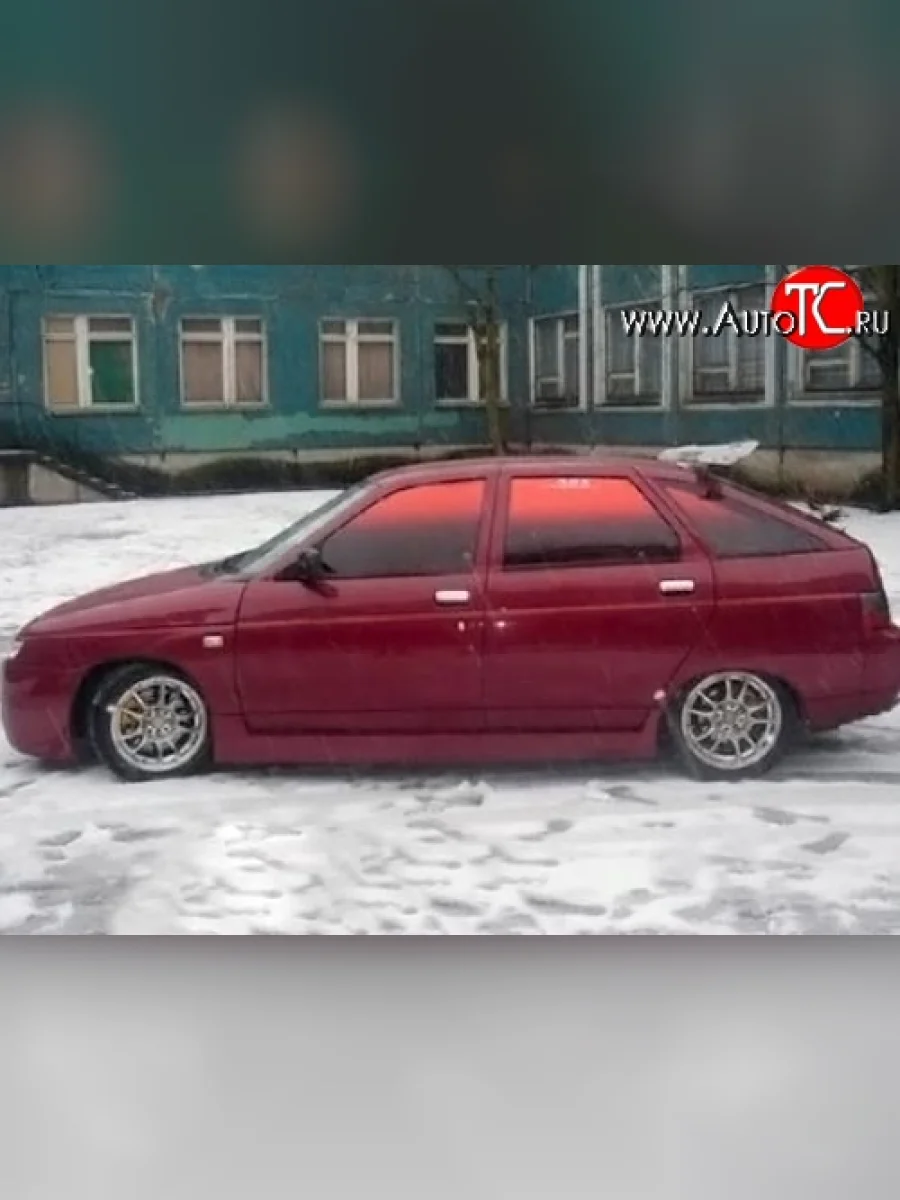 Пороги накладки Robot Lite Лада ВАЗ 2110 седан (1995-2007) (Неокрашенные)  в Перми Пермском крае