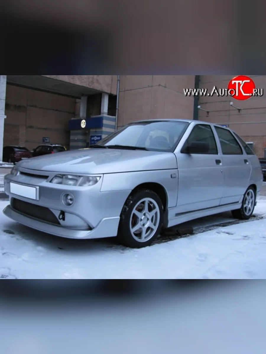 Передний бампер KIT Лада ВАЗ 2110 седан (1995-2007) (Неокрашенный)  в Самаре Самарской области