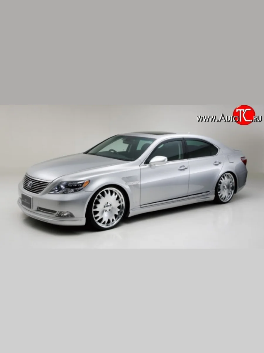 Пороги накладки Wald Lexus LS460 XF40 дорестайлинг (2006-2009) (Неокрашенные)  в Керчи Республика Крым