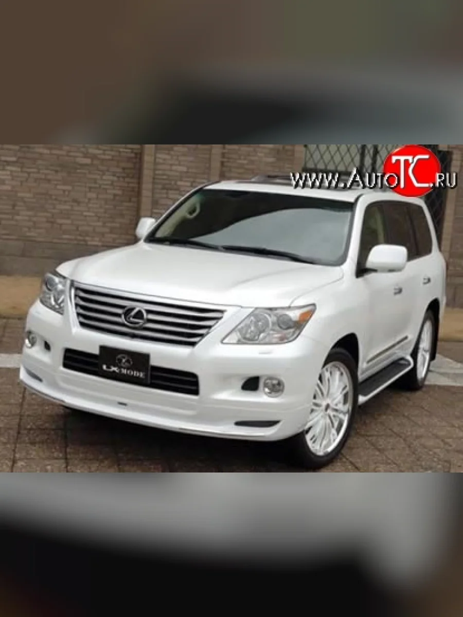 Накладка переднего бампера LX Mode Lexus LX570 J200 дорестайлинг (2007-2012) (Неокрашенная)  с доставкой в г. Керчь