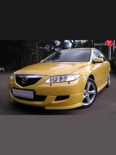Накладка переднего бампера AERO Mazda 6 GG лифтбэк дорестайлинг (2002-2005)