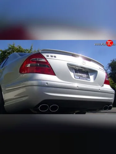 Лип спойлер AMG Mercedes-Benz E-Class W211 дорестайлинг седан (2002-2006)