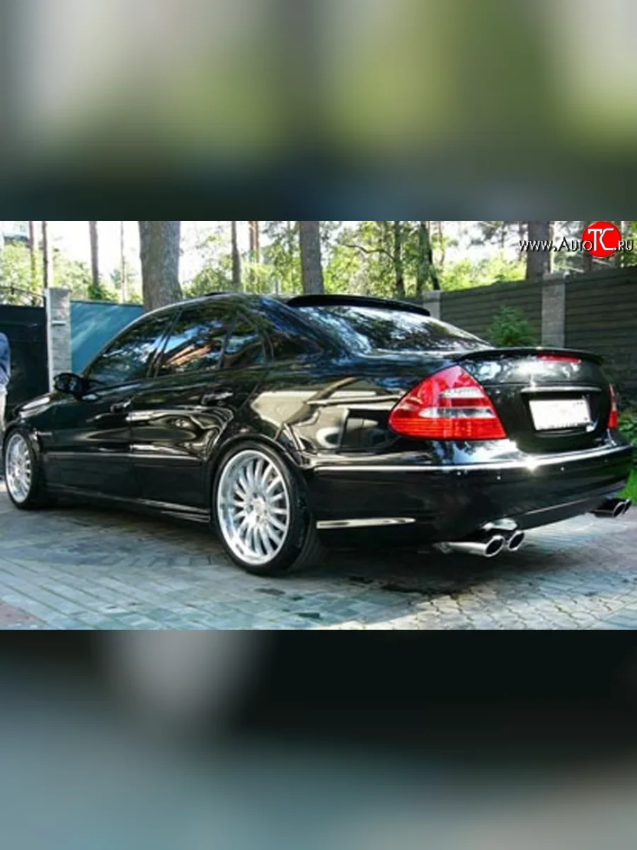 Козырёк AMG на заднее лобовое стекло автомобиля  Mercedes-Benz E-Class (2002-2009) W211 (Неокрашенный)  в Перми Пермском крае
