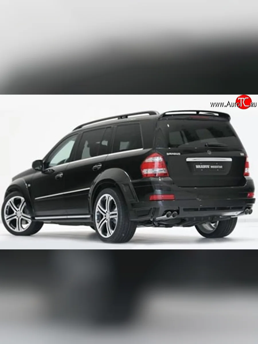 Спойлер BRABUS Mercedes-Benz GL class X164 рестайлинг (2009-2012) (Неокрашенный)  в Перми Пермском крае