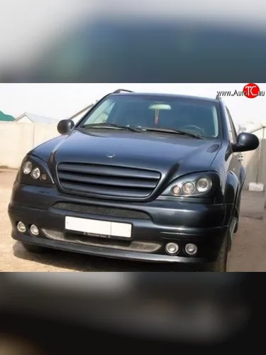Накладка переднего бампера BRABUS (дорестайлинг) Mercedes-Benz ML class W163 дорестайлинг (1997-2001)