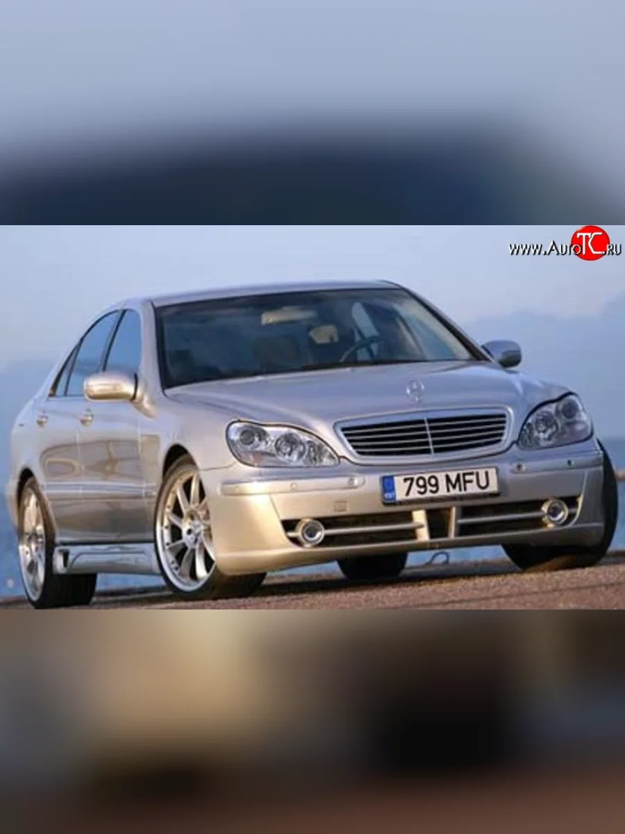 Передний бампер Lorinser F-01 Mercedes-Benz S class W220 (1998-2005) (Неокрашенный)  в Керчи Республика Крым