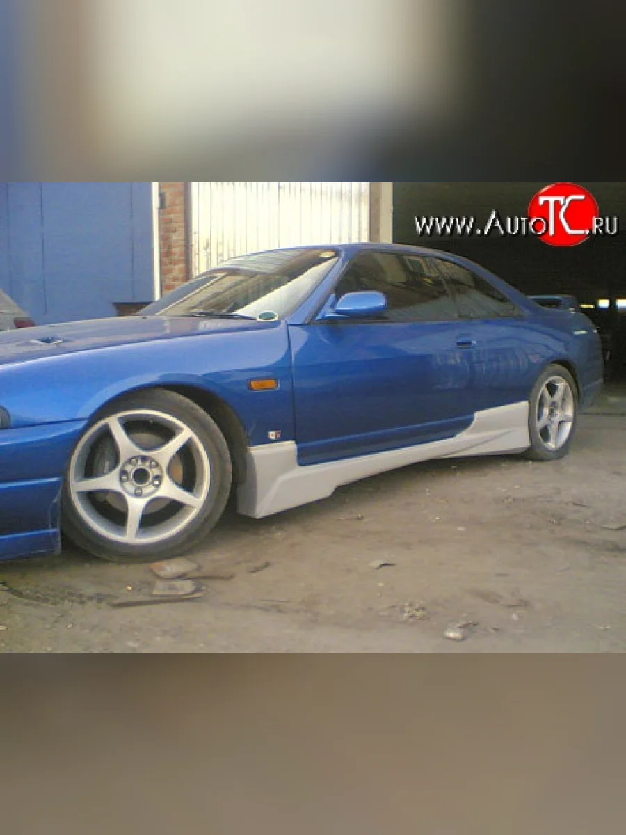 Пороги накладки GTR Nissan Skyline R33 (1993-1998) (Неокрашенные)  в Самаре Самарской области