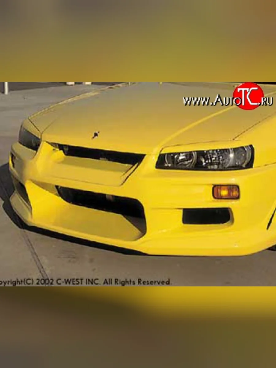 Передний бампер Bomex Nissan Skyline R34 (1999-2002) (Неокрашенный)  в Самаре Самарской области