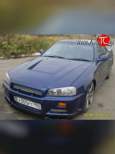 Пластиковый капот GTR Nissan Skyline R34 (1999-2002)