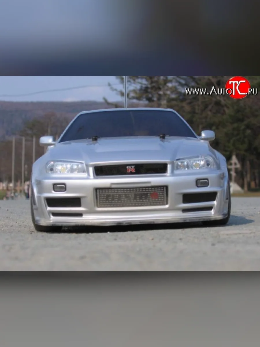 Передний бампер Nismo Nissan Skyline R34 (1999-2002) (Неокрашенный)  в Керчи Республика Крым