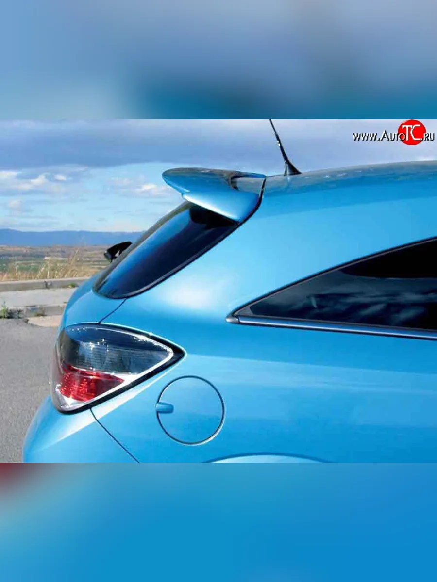Верхний спойлер ICC Opel Astra H GTC хэтчбек 3 дв. дорестайлинг (2004-2006) (Неокрашенный)  в Перми Пермском крае