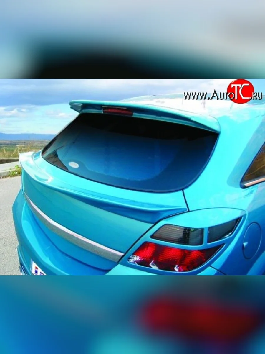 Нижний спойлер ICC Opel Astra H GTC хэтчбек 3 дв. дорестайлинг (2004-2006) (Неокрашенный)  с доставкой в г. Керчь