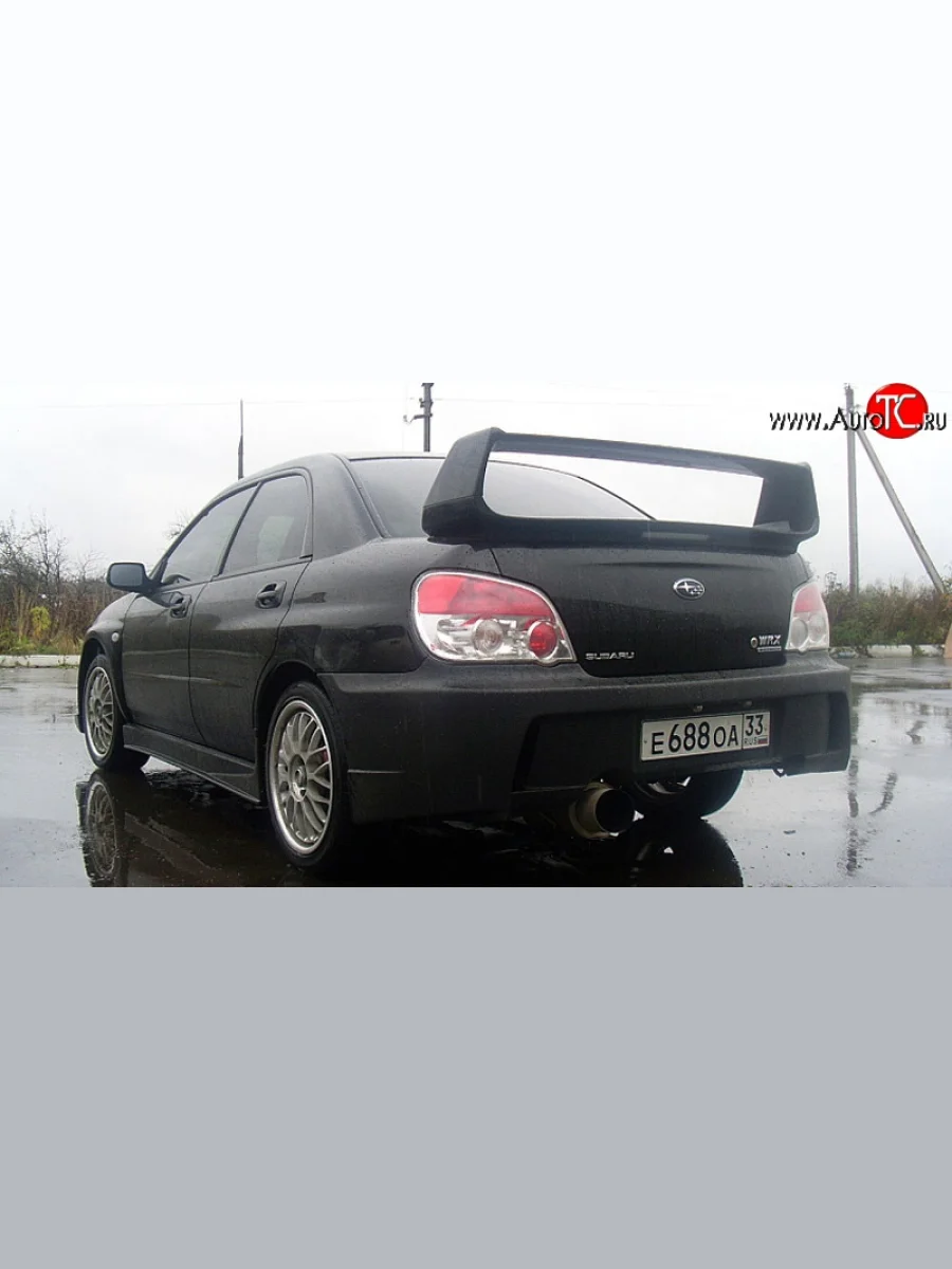 Задний бампер Zero Sport Subaru Impreza GE седан (2007-2012) (Неокрашенный)  в Керчи Республика Крым