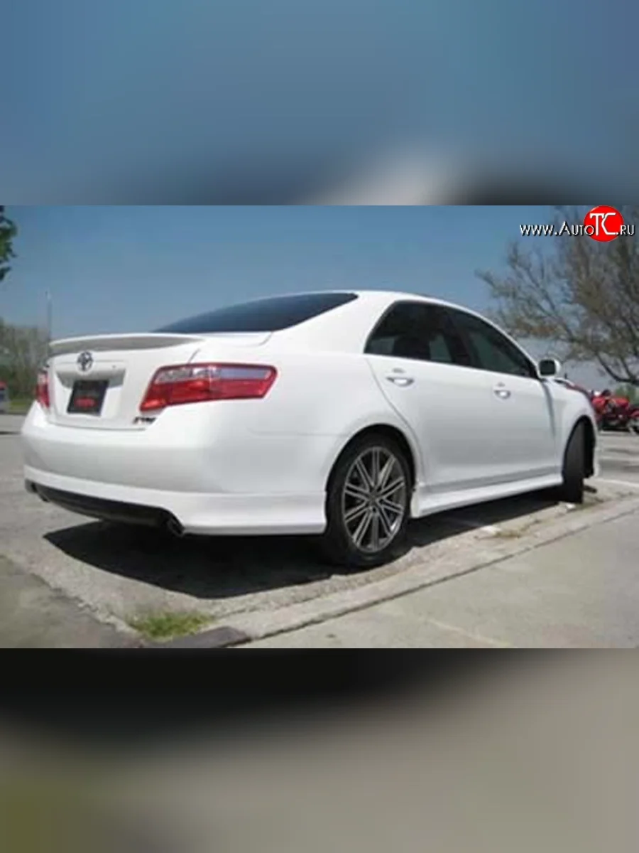 Накладка заднего бампера SARONA Toyota Camry XV40 рестайлинг (2009-2011) (Неокрашенная) с доставкой в г. Кемерово