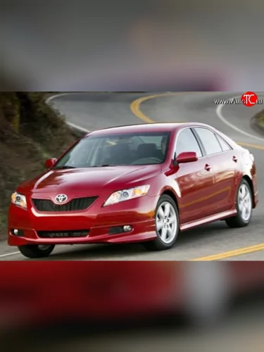 Накладка переднего бампера SARONA Toyota Camry XV40 рестайлинг (2009-2011)