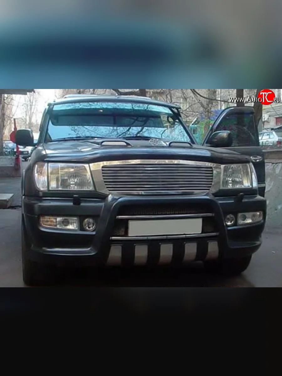 Передний бампер DAKAR Toyota Land Cruiser 10 100 дорестайлинг (1998-2002) (Неокрашенный)  в Воронеже Воронежской области