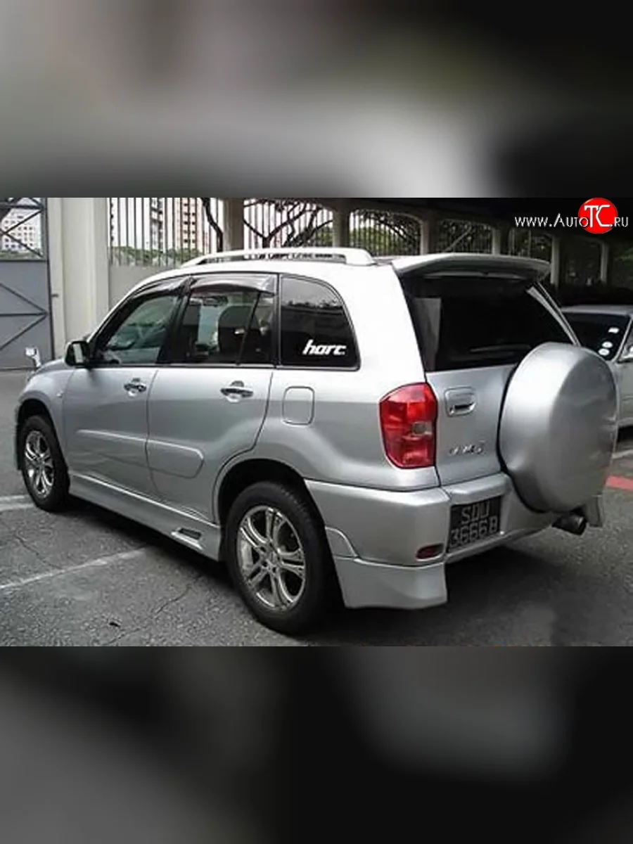 Пороги накладки Sport Toyota RAV4 CA20 5 дв. дорестайлинг (2000-2003) (Неокрашенные)  в Керчи Республика Крым