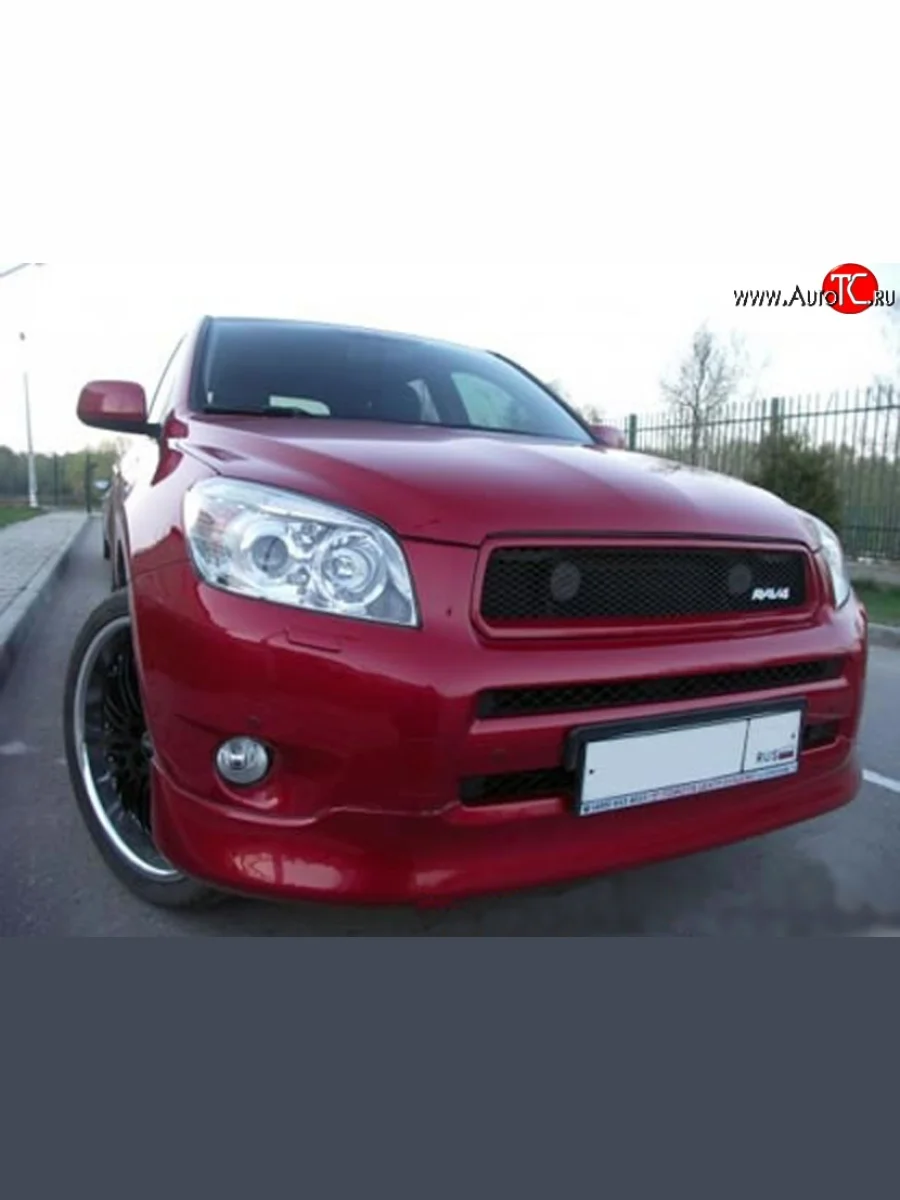 Накладка ORIGINAL на передний бампер Toyota RAV4 XA305 5 дв. дорестайлинг (2005-2009) (Неокрашенная)  в Самаре Самарской области