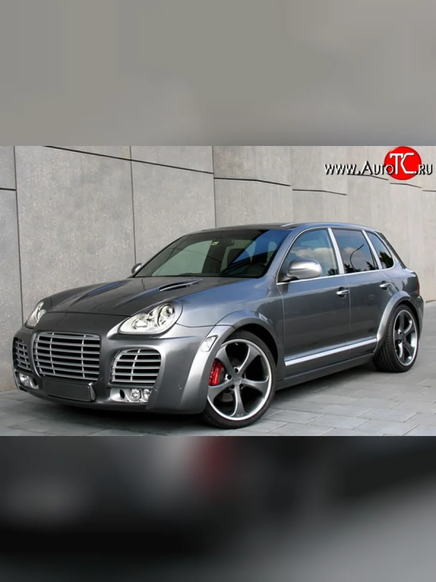 Передний бампер Techart Magnum I Porsche Cayenne 955 (2002-2006) (Неокрашенный)  с доставкой в г. Керчь
