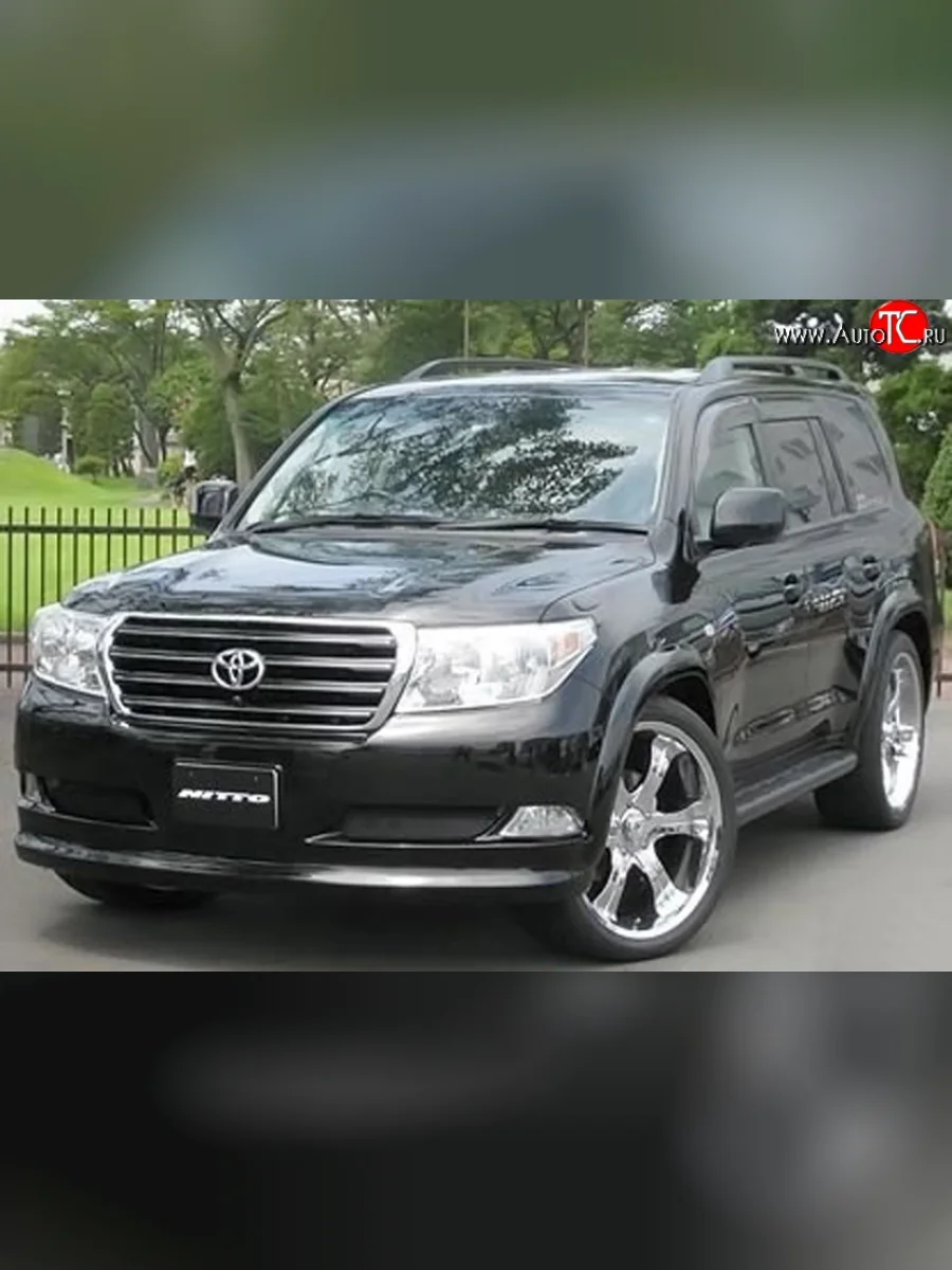Передний бампер ELFORD Toyota Land Cruiser 200 дорестайлинг (2007-2012) (Неокрашенный)  в Перми Пермском крае