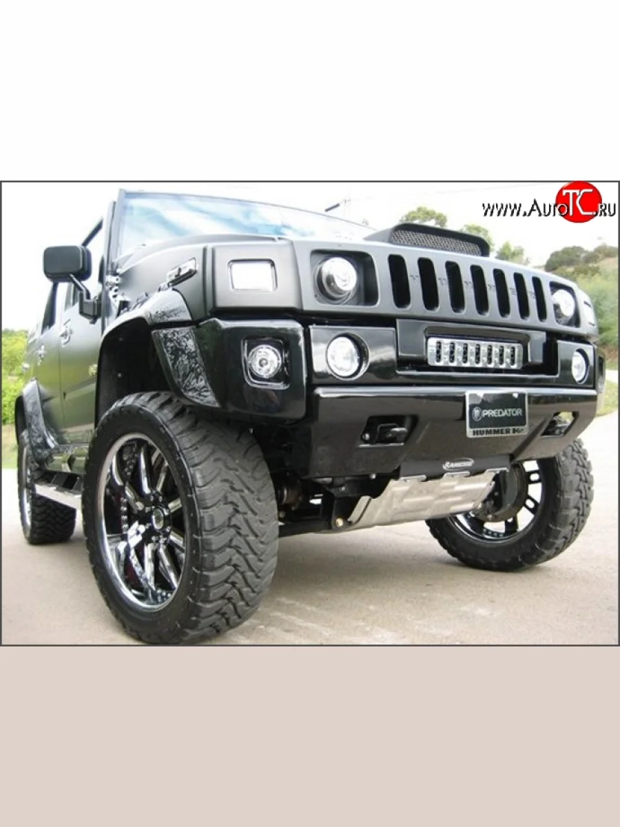 Решётка радиатора Standart HUMMER H2 (2002-2009) (Неокрашенная)  в Керчи Республика Крым