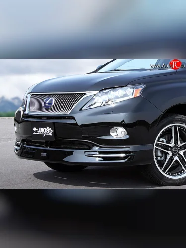 Накладка JAOS на передний бампер Lexus RX350 AL10 дорестайлинг (2008-2012)