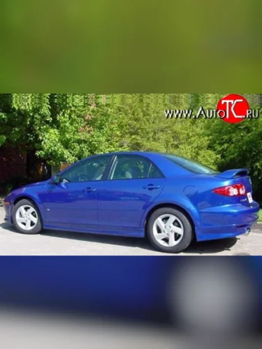 Накладка Razzi на задний бампер Mazda 6 GG седан дорестайлинг (2002-2005)