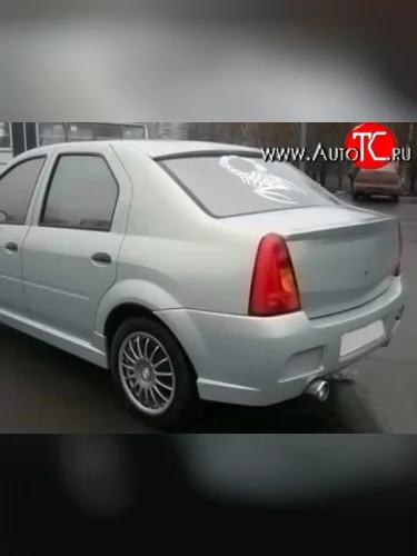 Лип спойлер Street Renault Logan 1 дорестайлинг (2004-2010)