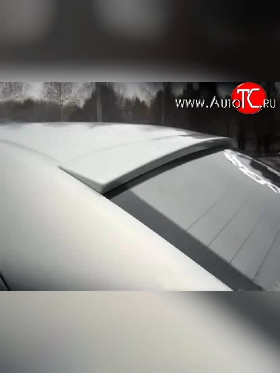 Козырёк на заднее лобовое стекло Street Renault Logan 1 дорестайлинг (2004-2010) (Неокрашенный)  в Перми Пермском крае