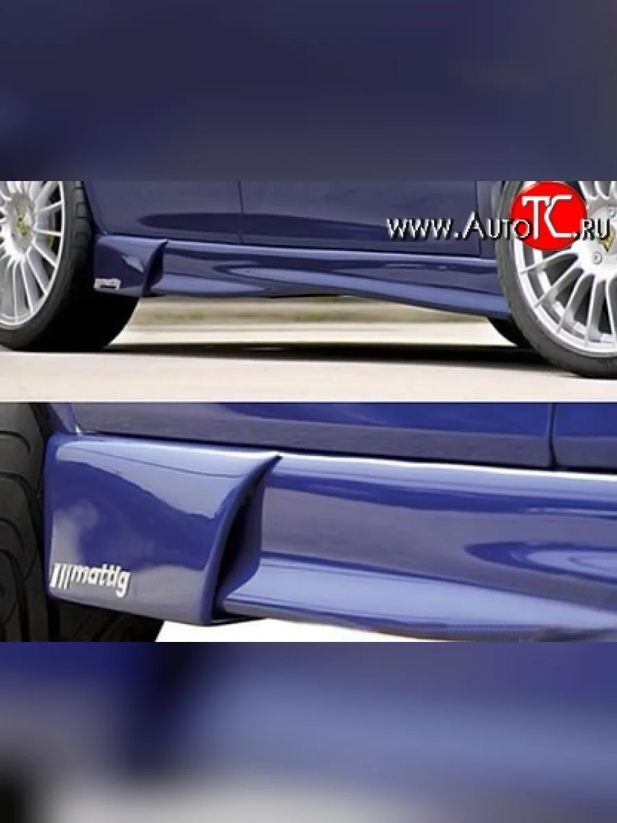 Пороги накладки ZENDER Design Volkswagen Golf 3 Mk3 хэтчбэк 5 дв. (1991-1998) (Неокрашенные)  в Самаре Самарской области