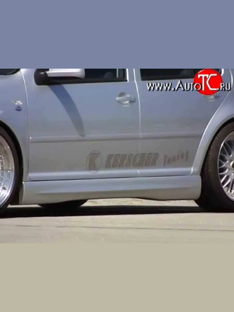 Пороги накладки Sport Volkswagen Golf 4 Mk4 хэтчбэк 5 дв. (1997-2003) (Неокрашенные)  в Самаре Самарской области