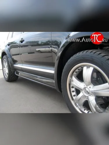 Пороги накладки JE DESIGN Style 7L Volkswagen Touareg 1 GP дорестайлинг (2002-2007)