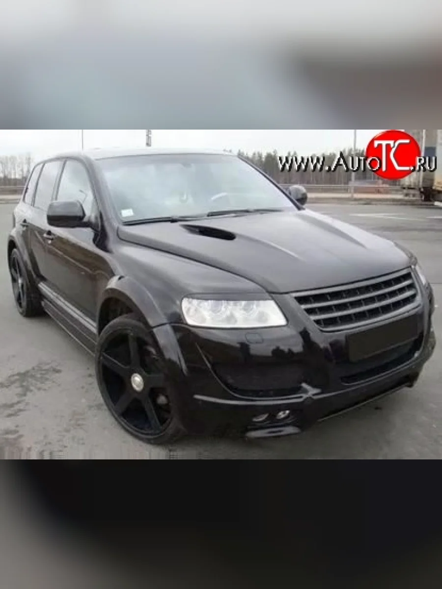 Пластиковый капот Techart Magnum Style 7L Volkswagen Touareg 1 GP рестайлинг (2006-2010) (Неокрашенный)  в Самаре Самарской области