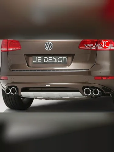 Накладка Je DESIGN на заднюю дверь автомобиля 7P Volkswagen Touareg 2 NF дорестайлинг (2010-2014)