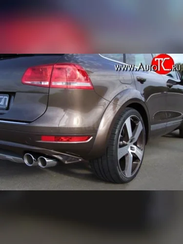 Комплект накладок на колёсные арки Je Design 7P Volkswagen Touareg 2 NF дорестайлинг (2010-2014)