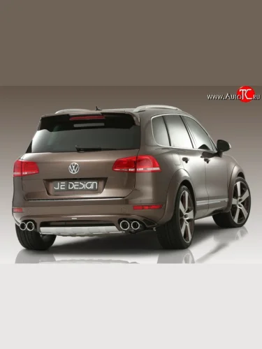 Накладка Je Design на задний бампер 7P Volkswagen Touareg 2 NF дорестайлинг (2010-2014)